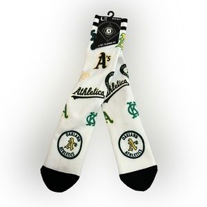 Oakland A’s Athletics Classic Fit Socks Shoe Size 6-12 NWT